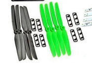 5030*2 Propeller 2pcs CW + 2pcs CCW Black and Green